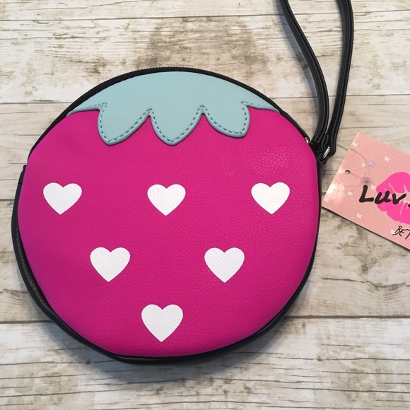Luv Betsey by Betsey Johnson Strawberry Wristlet - Picture 4 of 8